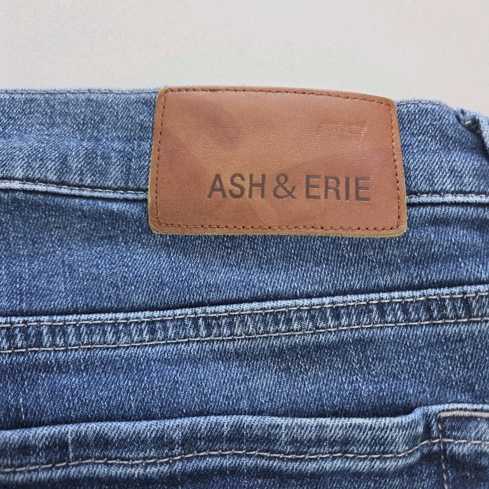 Ash & Erie Mens Jeans 36 x 26 Blue Bossa Cotton Blend Medium Wash stretch - Picture 7 of 7